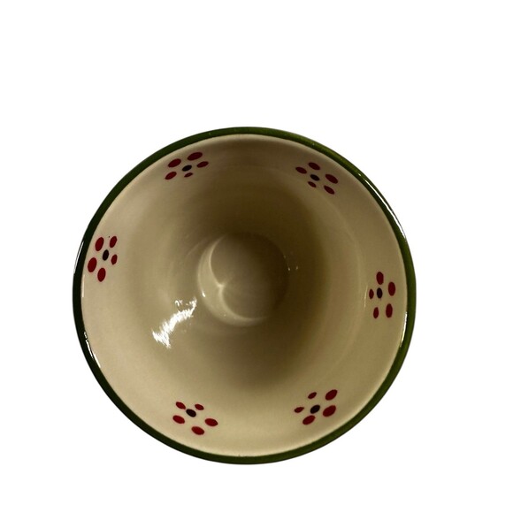 Temptation Old World Green Poinsettia Tall Coffee Mug Cup, 16 Ounce (2) - Picture 7 of 10